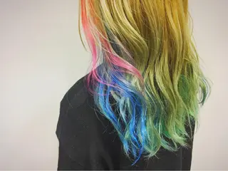 セミロング ロング カラー boutique misakiのヘアスタイル