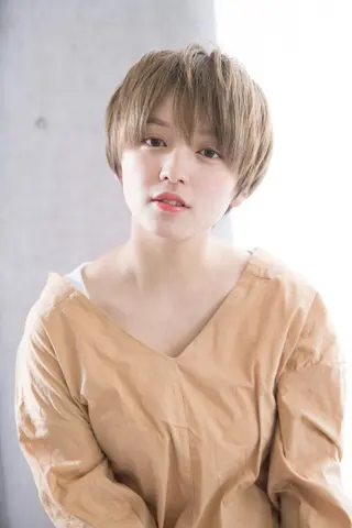 ショート カラー パーマ ヘアアレンジ 山下 直人のヘアスタイル