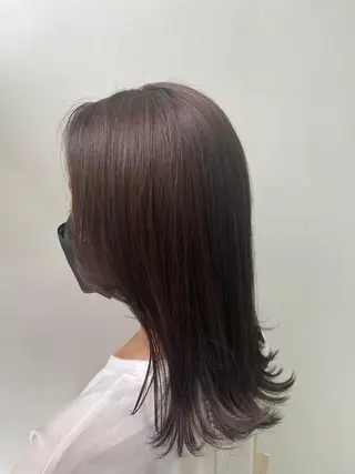 セミロング Aust hair  mico所属・縮毛、髪質改善 🌟ARISAのヘアスタイル