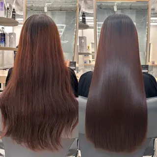 ロング youres hair 髪質改善トリートメント&ヘッドスパ 新宿三丁目店所属・髪質改善/艶髪 韓国レイヤー/えすたのヘアスタイル