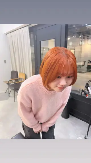 ミディアム ブリーチなしダブルカ ラー🩶manamiのヘアスタイル