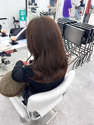 ロング カラー 透明感/韓国風 🇰🇷RYUKIのヘアスタイル