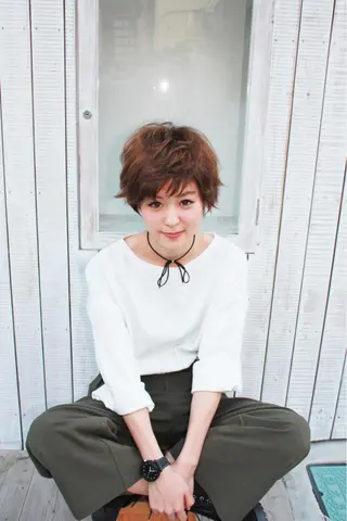 ショート カラー Shingo #パーマのヘアスタイル