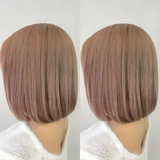 ショート カラー ブリーチ無しダブル カラー🦕まどかのヘアスタイル