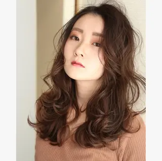 セミロング 💙美髪救世主💙 関華蓮のヘアスタイル