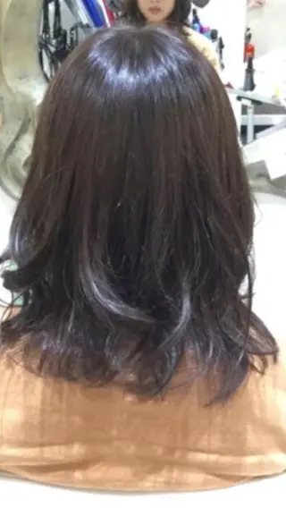 ミディアム パーマ 松吉 純平のヘアスタイル