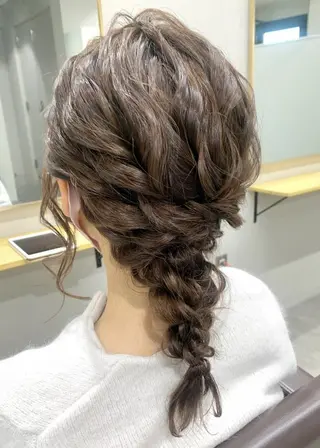 ミディアム ヘアアレンジ 🫧【公式】 Lig.横浜🫧のヘアスタイル