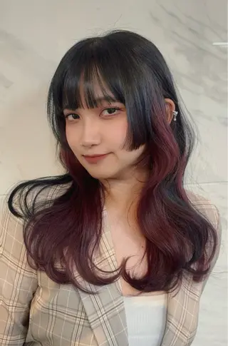 ロング カラー Pocket仙台 💚モエリのヘアスタイル