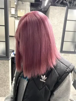 ミディアム 下山 龍信のヘアスタイル