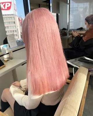 ミディアム デザイン🥇複雑履歴 ハイトーン特化のヘアスタイル