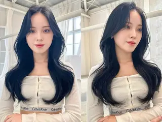 ロング 🚨メンズ曲がる 縮毛矯正りおん🚨のヘアスタイル