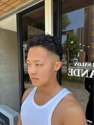 ショート パーマ メンズ ハヤシカズキ/カラー ✂/メンズパーマのヘアスタイル
