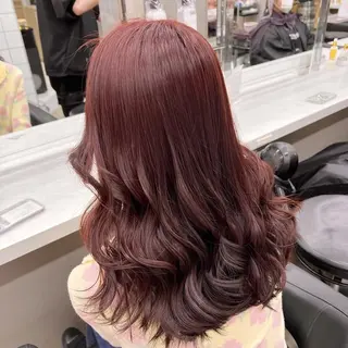 カラー 夏の暖色カラー💞 渋谷FRUITSのヘアスタイル