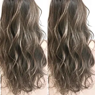 ロング カラー パーマ ヘアアレンジ tocca所属・毎月通える価格♪ 杉本真基のヘアスタイル