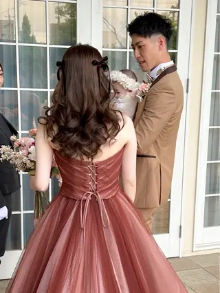 ロング カラー ヘアアレンジ autre所属・大久保 ひでなりのヘアスタイル