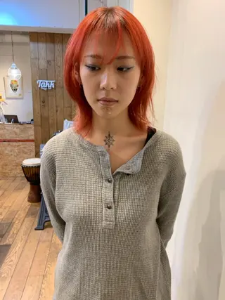 ミディアム カラー 【takk】 ナカヤママサヨシのヘアスタイル