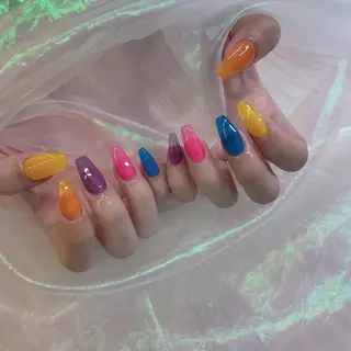 ネイル 🦋ネイルサロン ブラン🌈ゆりのネイルデザイン