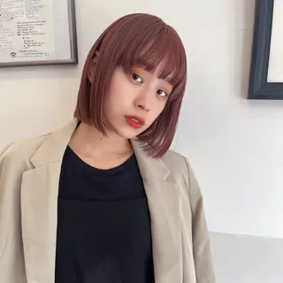 ショート ボブパーマ🥣KON コンナツミのヘアスタイル