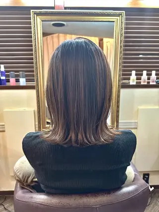 ミディアム カラー 🌱ケミカル美容師 未来を綺麗に🌱優吾のヘアスタイル