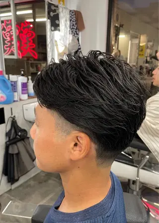 ショート メンズ FADE&LINE登戸店所属・🔥メンズ専門 美容師🔥 柳澤陵心のヘアスタイル