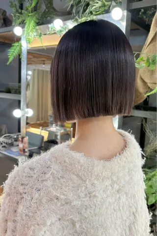ミディアム カラー 菊地 紗矢のヘアスタイル