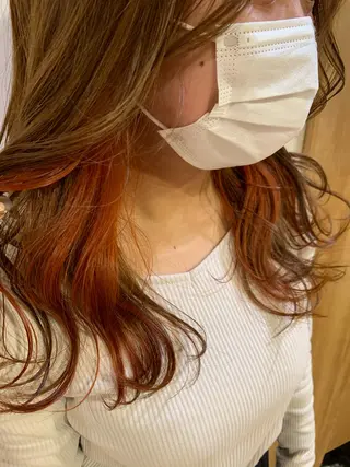 ロング 山中 かりんのヘアスタイル