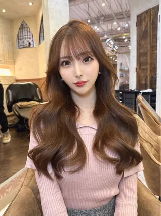 ロング 🌷透明感カラー🌷 内田零菜のヘアスタイル