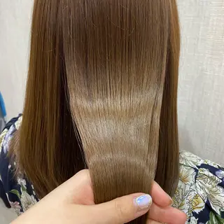 ミディアム カラー 🫧透け感⋆艶髪💎 山口アヤカのヘアスタイル