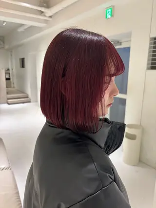 カラー yuka/ 透明感カラーのヘアスタイル