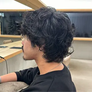 ショート パーマ メンズ RikO *. 海外風ヘアのヘアスタイル