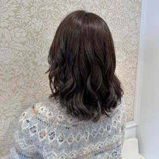 ミディアム カラー 暖色系カラー🍊 オオネヨシナリのヘアスタイル