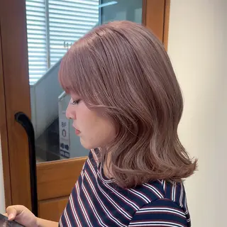 ミディアム カラー EIGHT/ satone🩵のヘアスタイル