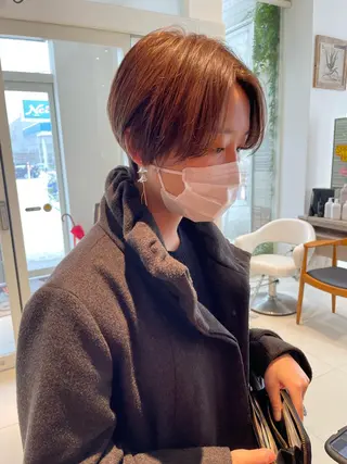 ショート カラー 鶴岡で縮毛矯正なら お任せ！ハヤシナオミのヘアスタイル