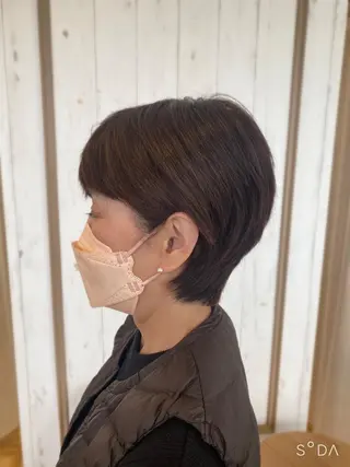ショート ase.糸島店所属・UEDA AYAのヘアスタイル