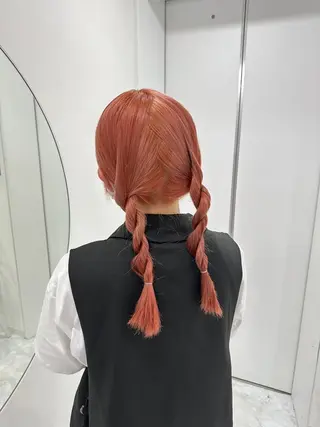 カラー 暖色ヘア🎀🍒 Manami🤍のヘアスタイル