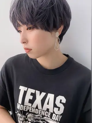 ミディアム カラー パーマ アイブロウ マツエク・マツパ ネイル yelm ［official］のヘアスタイル