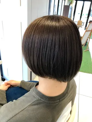 ショート カラー ショート/白髪ぼかし 君和田若菜のヘアスタイル