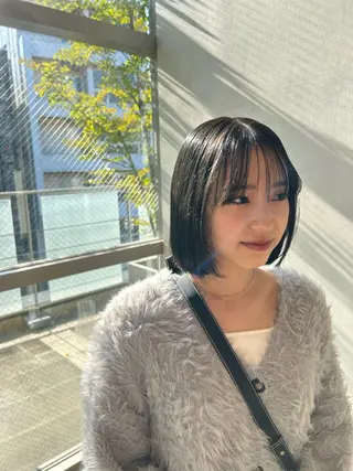 ショート カラー Marin🫐/ 名駅/レイヤーカットのヘアスタイル