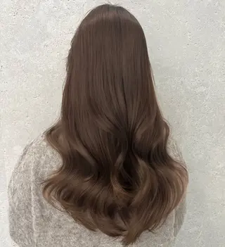 ロング カラー 🤎大人かわいい🤎 韓国レイヤー🤎力丸のヘアスタイル