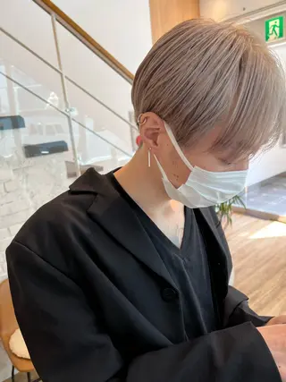 カラー メンズ 池田理紗/メンズ カット/切りっぱなしのヘアスタイル