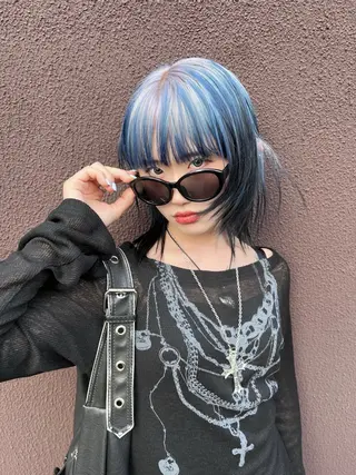 ミディアム カラー TOTA 唯一無二カラーのヘアスタイル