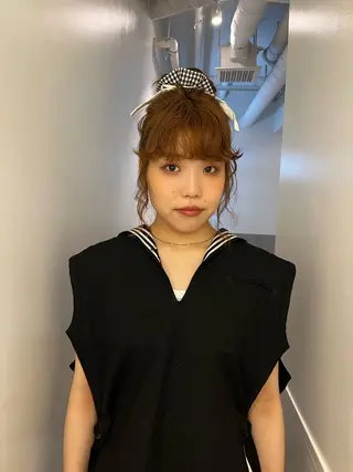 ロング カラー 鈴木 三保のヘアスタイル