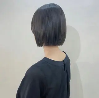 ミディアム 艶カラー 仲間純子🦄のヘアスタイル