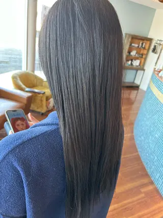 ロング カラー そら୨୧˖men's /デザインカラーのヘアスタイル