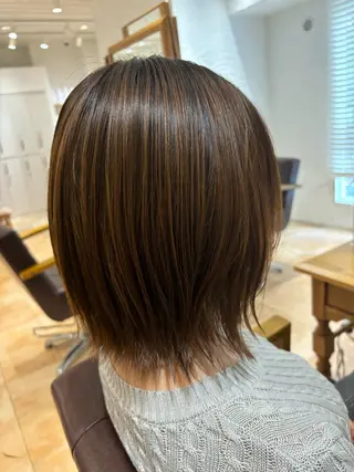 ミディアム カラー 🌈透明感カラー🌈 🌟吉田祐介🌟のヘアスタイル