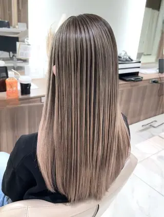 ロング カラー 大宮/バレイヤージュ /澤田隆誠のヘアスタイル