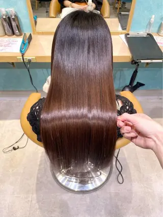 ロング 吉田 竜也 髪質改善のヘアスタイル