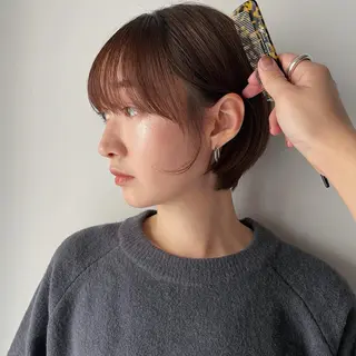 ショート カラー EMANON share salon所属・ボブ特化🍃 ANDYのヘアスタイル