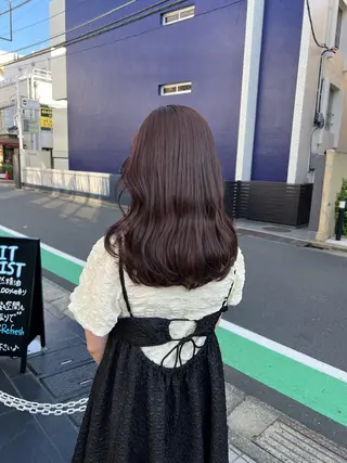 ロング カラー 似合わせヘア🫶🏻 つきいてるみのヘアスタイル