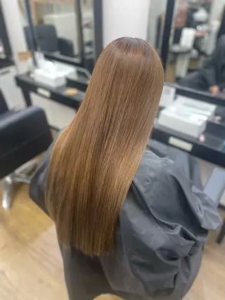 ロング ハル🫧エクステ難波 韓国ヘア髪質改善のヘアスタイル